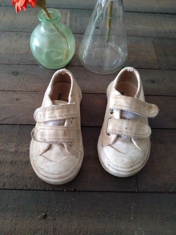 Tennis Blanche bébé fille bout chou t 21