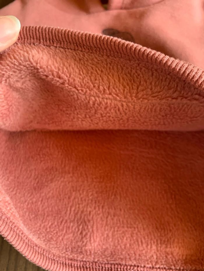 Sweat Bambi capuche 1 mois rose/violet - photo numéro 4