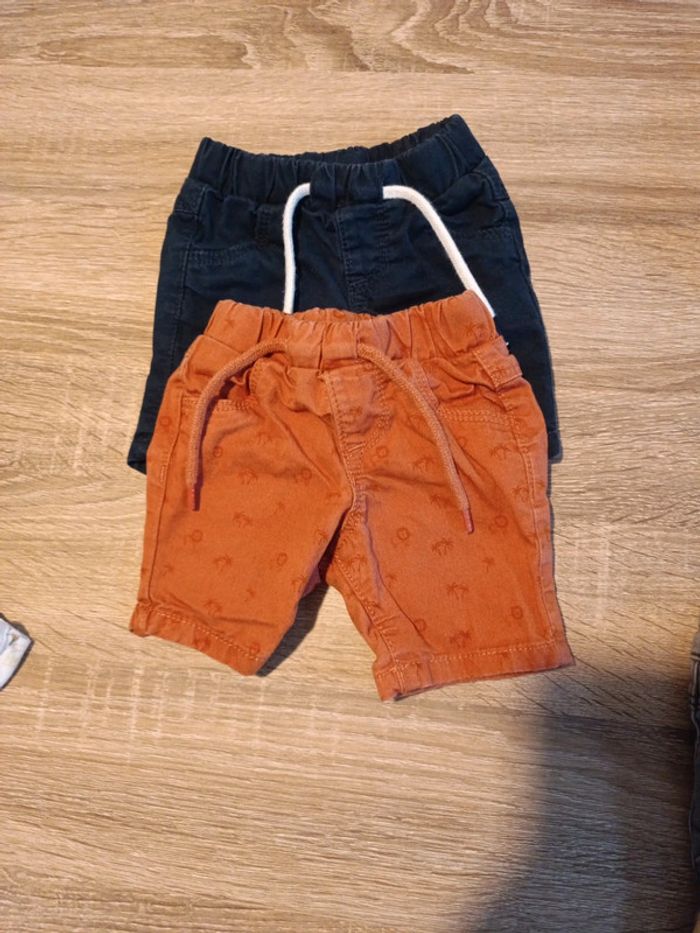 Lot 2 short Tape à l'oeil 3M