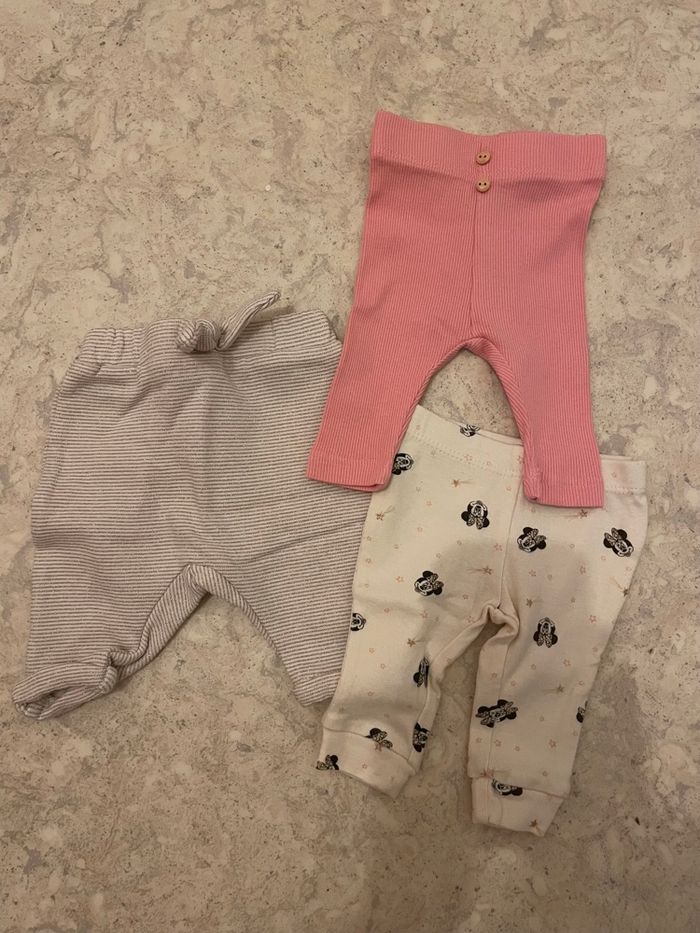Lot 3 pantalons fille 1M - photo numéro 2
