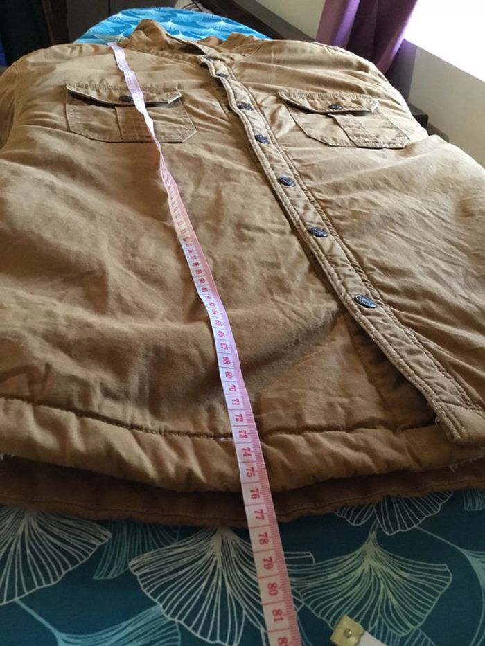 Veste chaude intérieur sherpa pour homme Lee camel taille M 051 - photo numéro 10