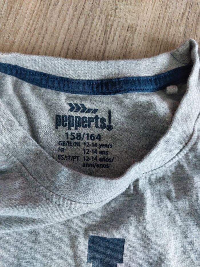 T shirt manches longues garçon 12-14ans - photo numéro 3