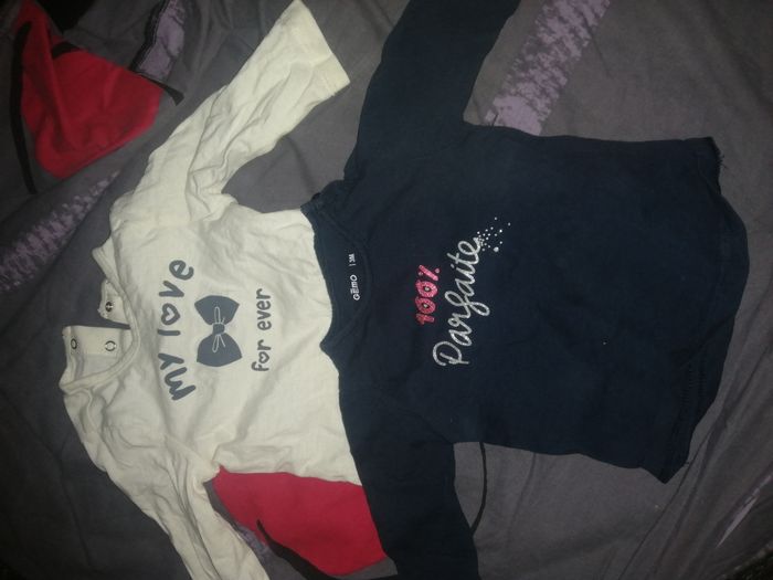 Lot t-shirt 3 mois fille - photo numéro 3