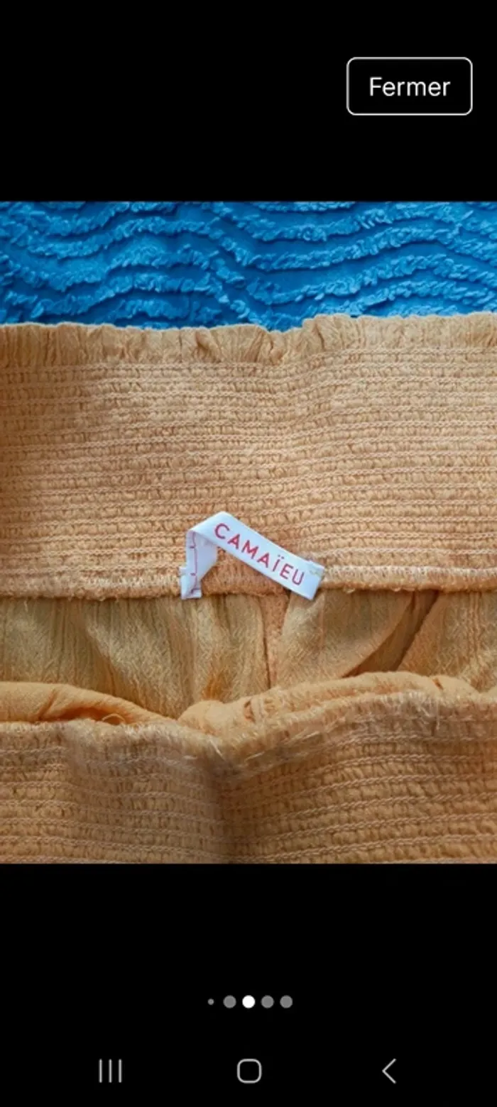 Short orangé 40 - photo numéro 4