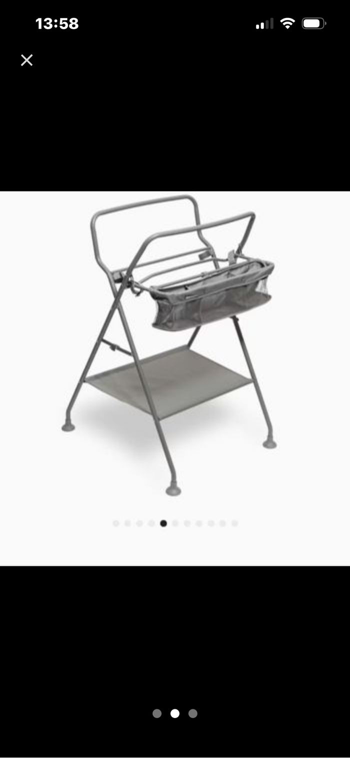 Baignoire sur pied avec coussin Négociable