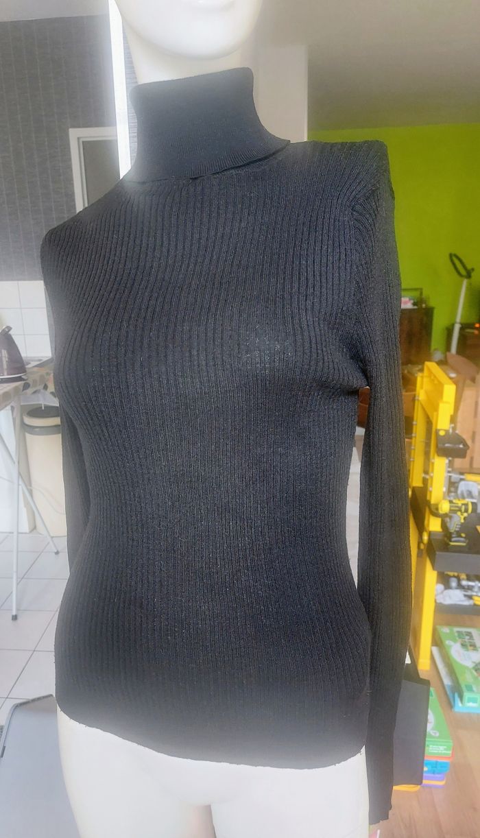 Pull col roulé noir Pimkie - photo numéro 3