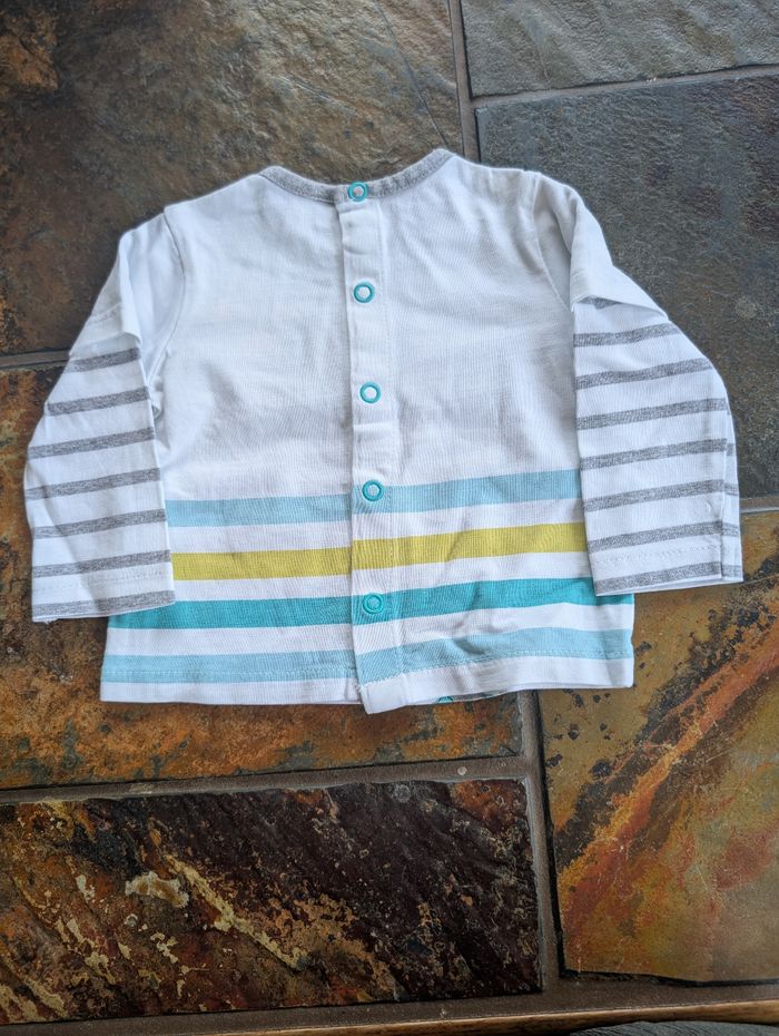 -shirt hiver manches longues Orchestra taille 1 mois - photo numéro 5