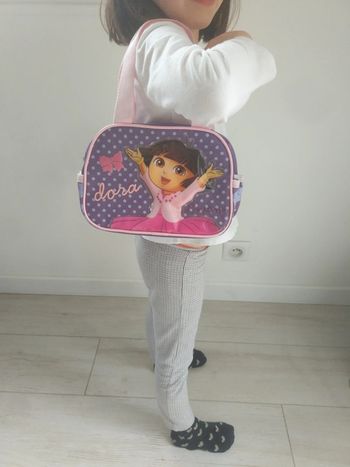 Petite sacoche dora au prénom "Louane"