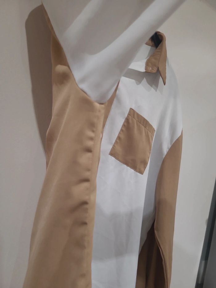 Chemise large Shein 38 M bicolore - photo numéro 7