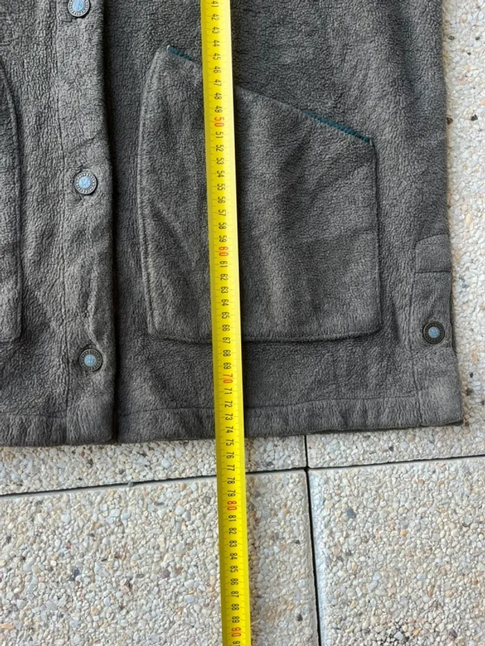 Veste polaire Patagonia Vintage "Made in USA" - Marron/Gris - Taille L - photo numéro 9