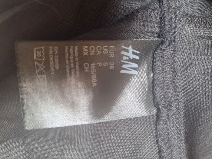 Boléro noir Péplum en lin H&M 38 - photo numéro 4