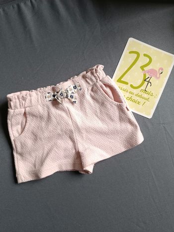 Short rose 💕 Taille 23 mois