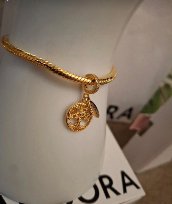 Charm double pendentifs Arbre de vie - photo numéro 4