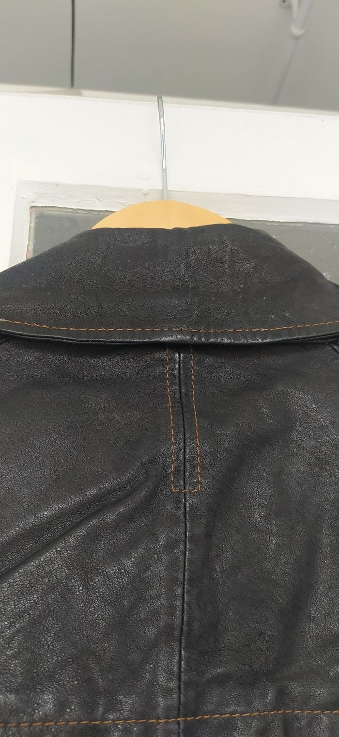 Veste en cuire vintage - photo numéro 6