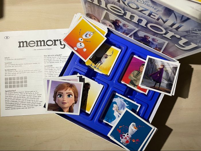 Jeu Memory reine des neiges Disney 4 ans+ - photo numéro 3