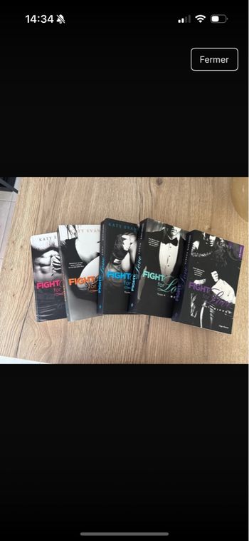 Livre « Fight of Love » tome 1 à 5