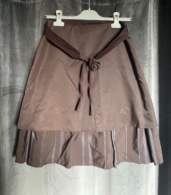 Jupe avec doublure et ceinture