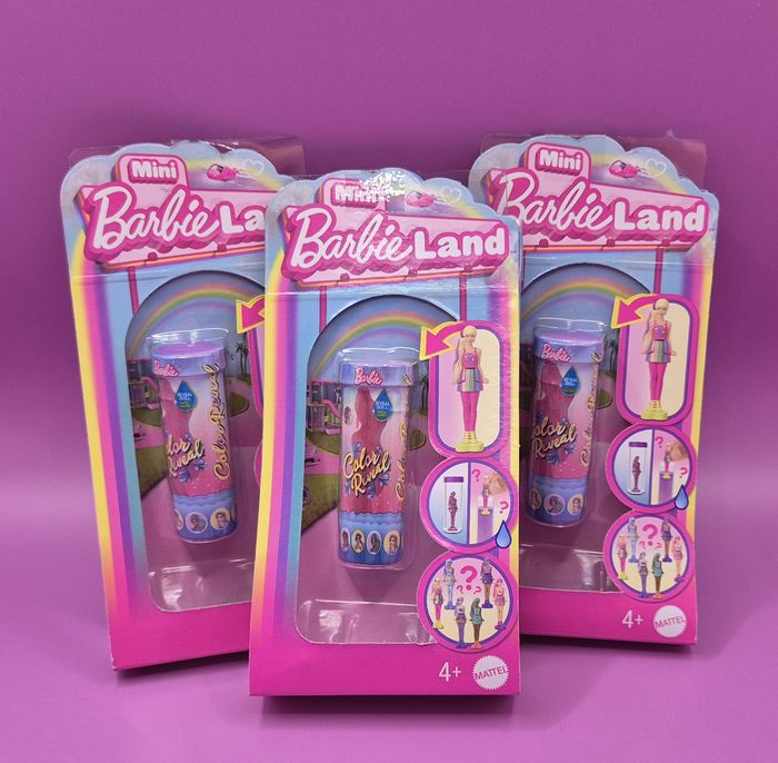 🎀 Lot de 3 Poupées Barbie Reveal – Idéal pour Noël 🎁