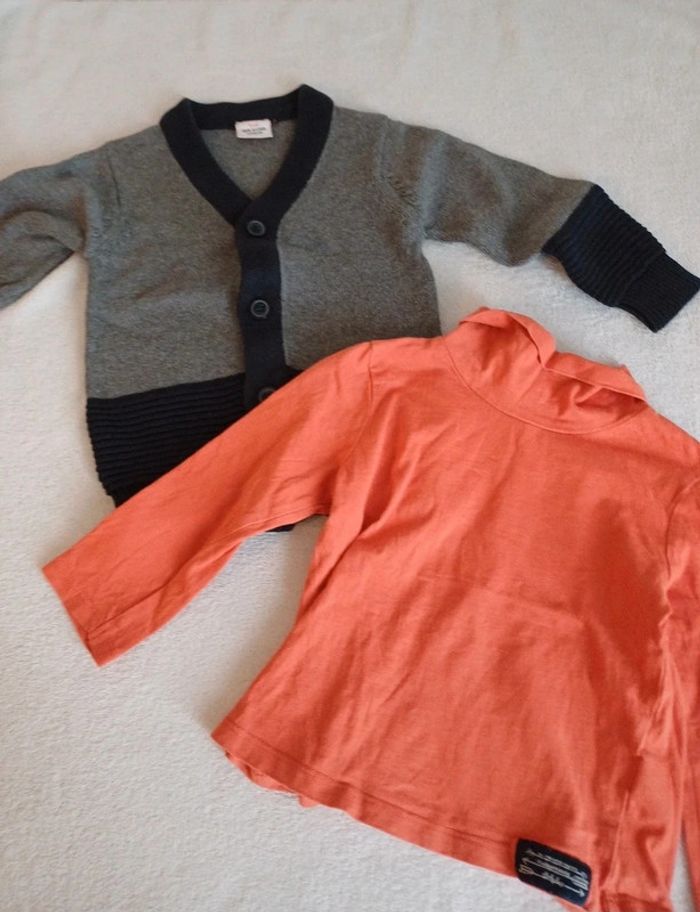 Gilet et sous pull 2 ans TAO