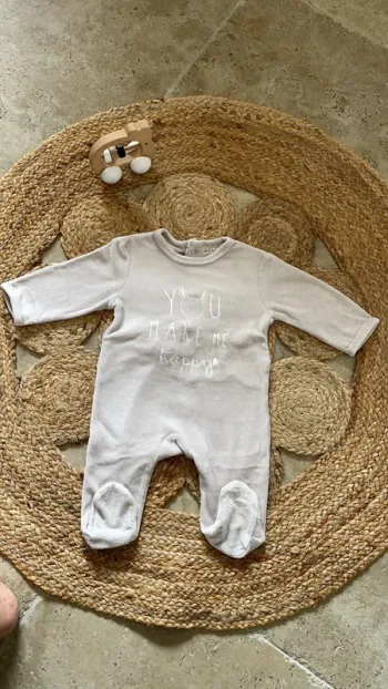Pyjama velours 3 mois