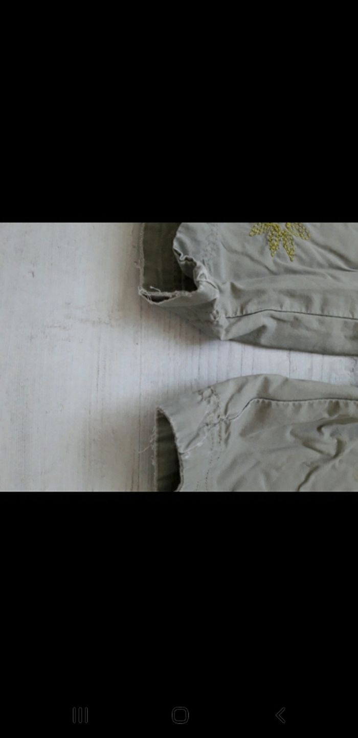 Pantalons demi saison fille 12mois. - photo numéro 2