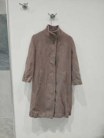 Manteau long femme beige un jour ailleurs t38