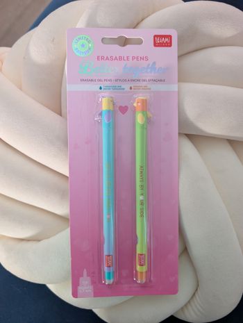 Set de 2 Stylos à Encre Gel Effaçable - Better Together - Erasable Pen