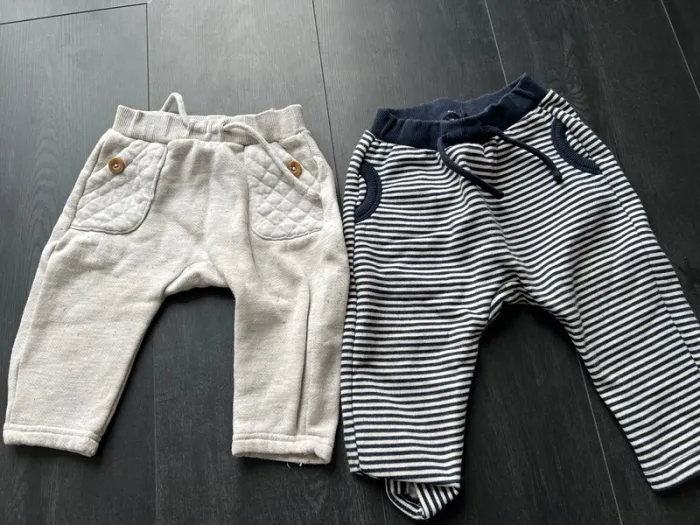 2 pantalons épais 9mois