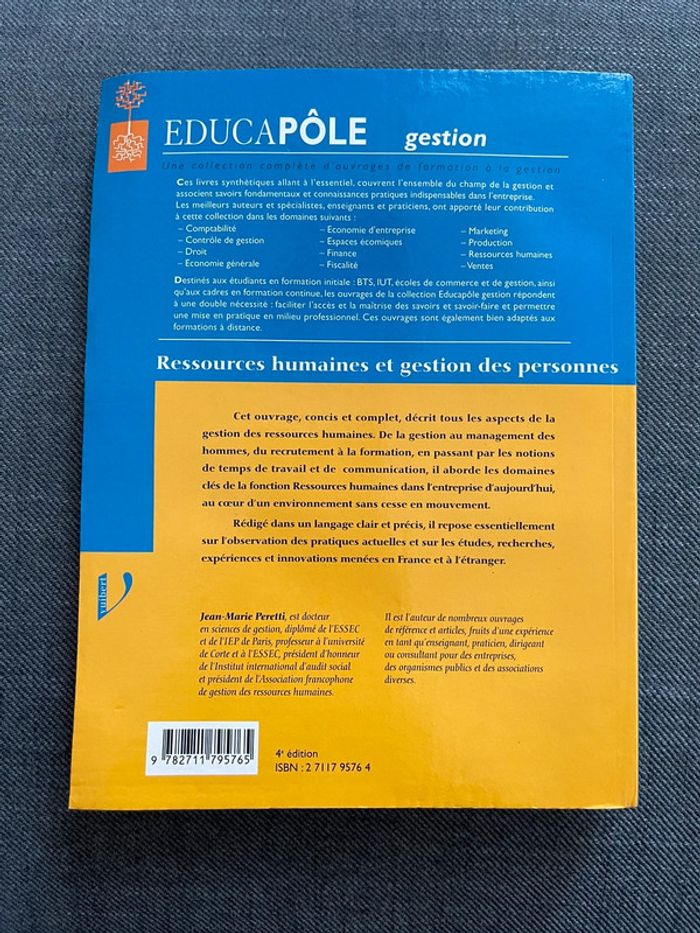 Ressources et gestion des personnes - Jean-Marie Peretti - photo numéro 2