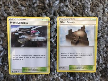 Cartes Pokémon dresseur stade