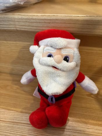 Peluche père Noel milka