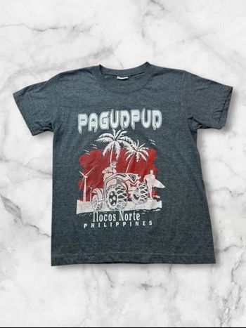 T-shirt vintage Philippines Pagudpud Ilocos Norte Black Horse - Taille XS