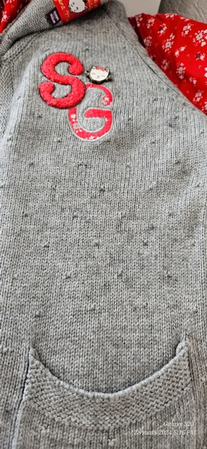 Ensemble robe et gilet "La classe des malices" 10A sgmj - photo numéro 10