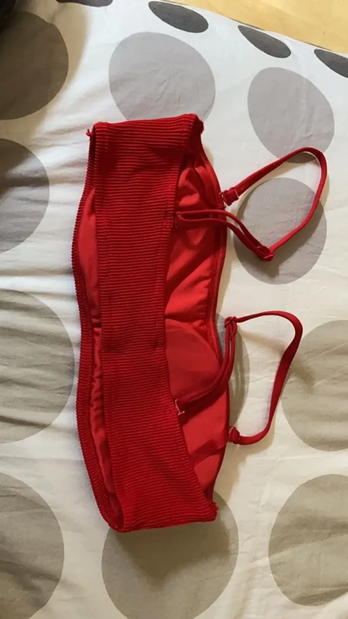 maillot de bain rouge - photo numéro 6