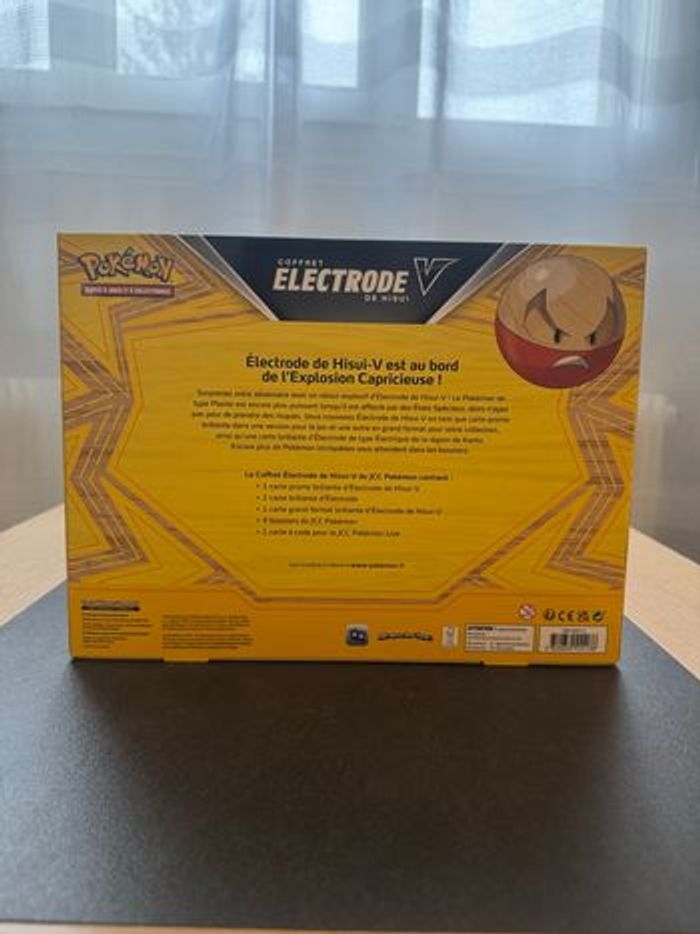 Pokémon Coffret Électrode V de Hisui Épée et Bouclier EB Neuf Français - photo numéro 2