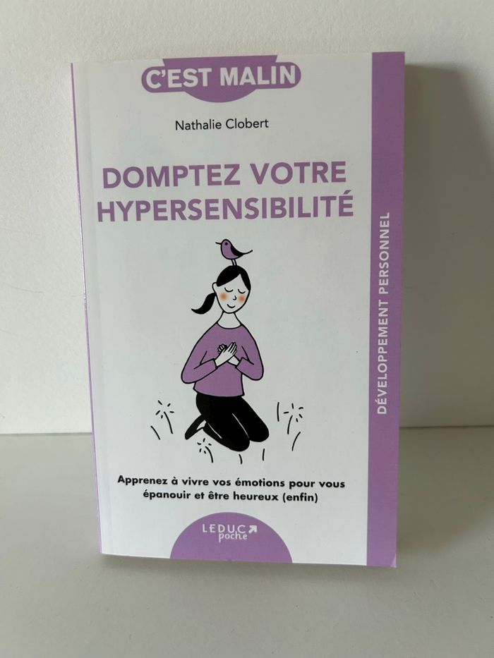 Livre développement personnel Domptez votre hypersensibilité