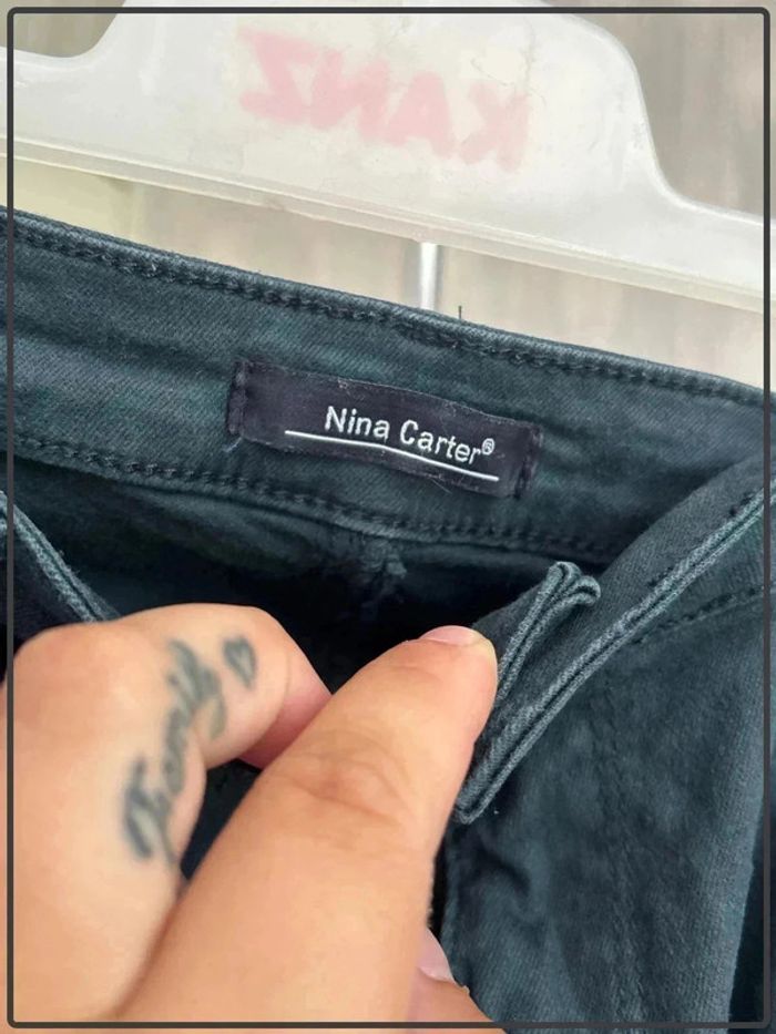 Jeans taille 42 marque Nina carter très bon état - photo numéro 4