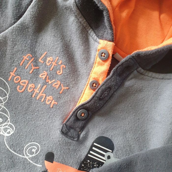 💚 Ensemble sweat à capuche 12 mois Pommette/Tex #emyfleury_12moisgarçon - photo numéro 2