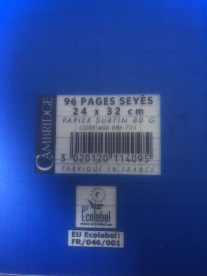 Cahier 24x32cm - photo numéro 2