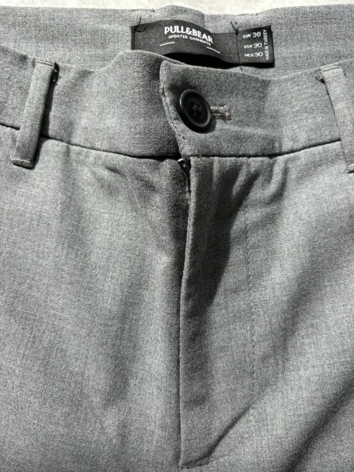 Pantalon gris Pull and Bear - photo numéro 4