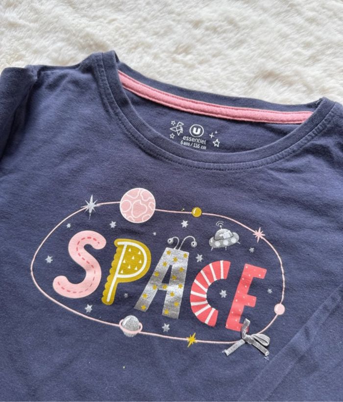 T-shirt U essentiel taille 6 ans - photo numéro 2