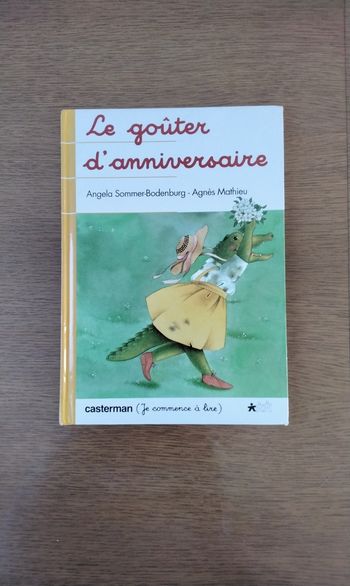 Le goûter d anniversaire,  je  commence  à  lire  , Casterman 