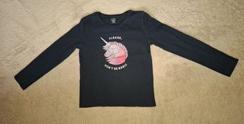 T shirt manche longue kiabi licorne 10 ans