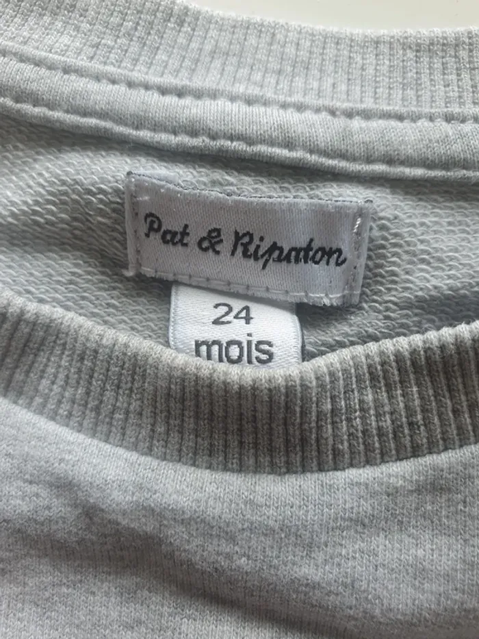 Sweat-shirt Pat & Ripaton 24 mois - photo numéro 2
