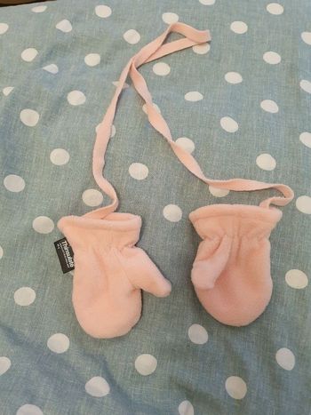 Moufles bébé fille