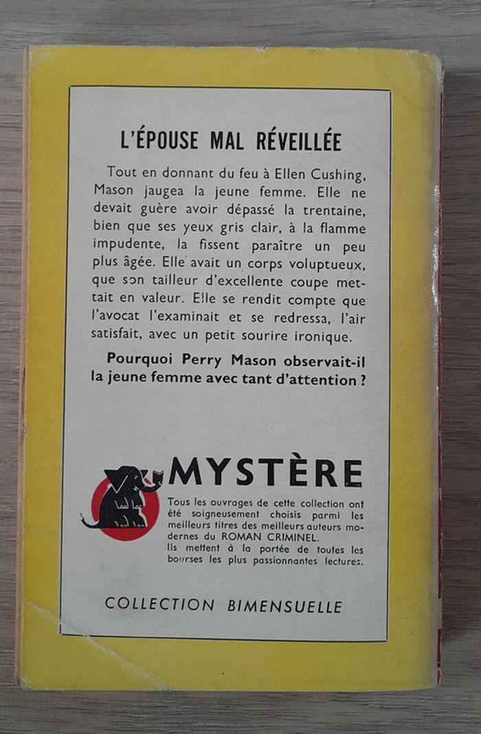 L'épouse mal réveillée erle stanley Gardner - photo numéro 2