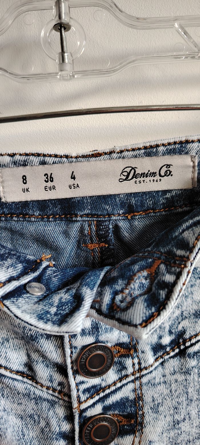 Short en jean délavé – Denim Co – Taille 36 (EU) - photo numéro 2