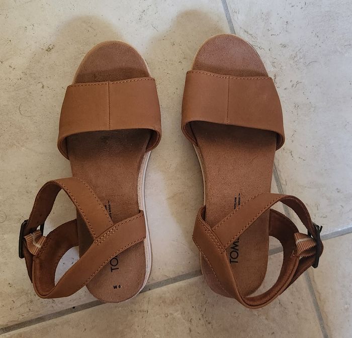 Sandales compensées Toms - photo numéro 3