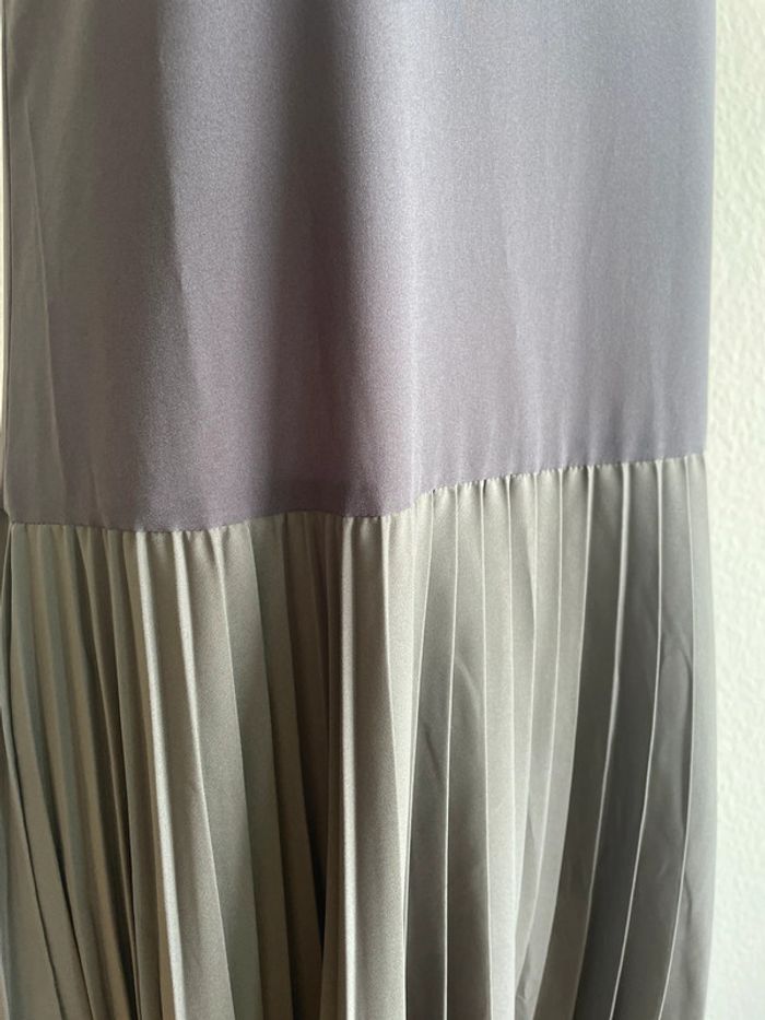 Robe grise bimatière Fabiana Filippi - photo numéro 6