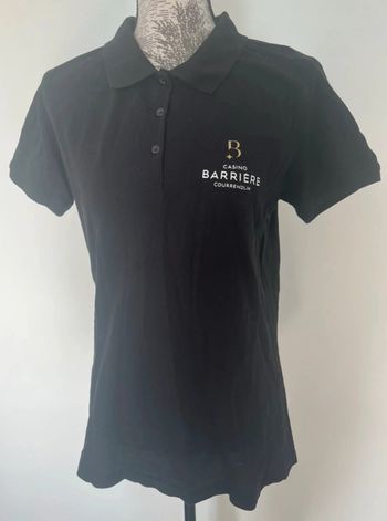 Polo casino Barrière Courrendlin noir L
